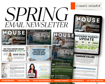 April Email Newsletter - Real Estate Template