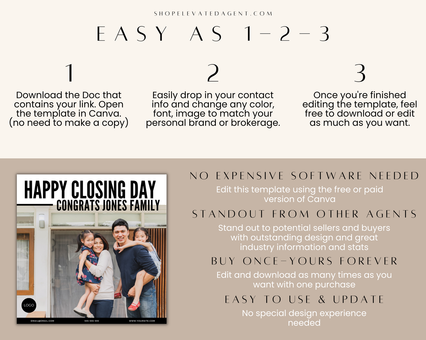 Real Estate Template – Closing Day Social Post