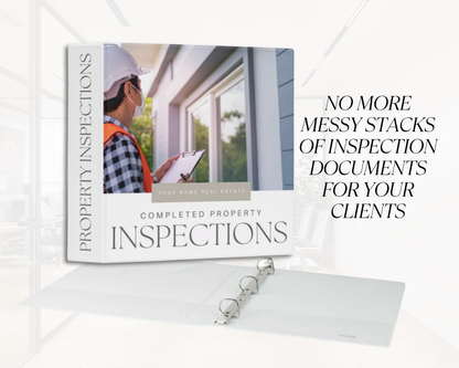 Listing Inspections Binder - Peaceful Design Style