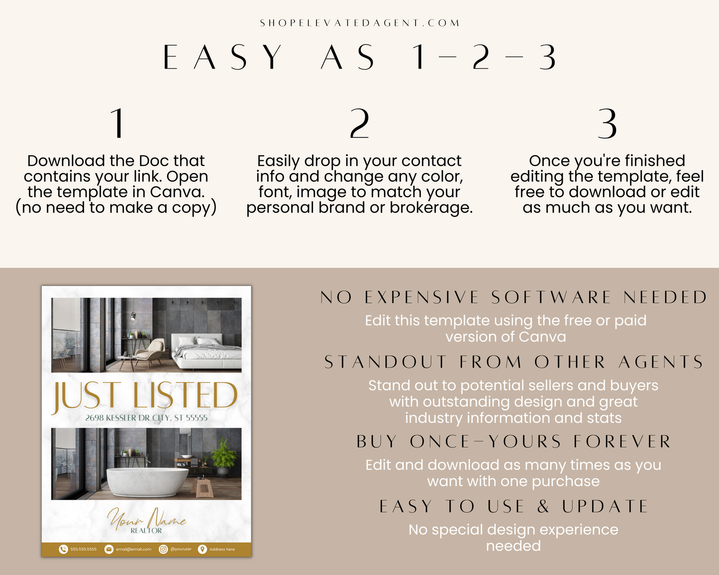 Real Estate Template – Exclusive Listing Flyer