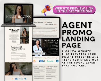 Agent Promo Landing Page