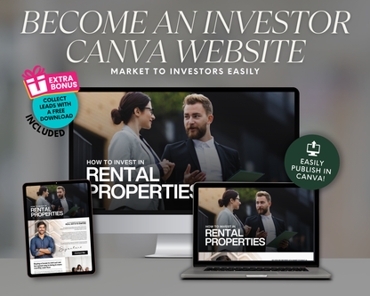 How To Invest In Rentals Landing Pages - Classic Design Style