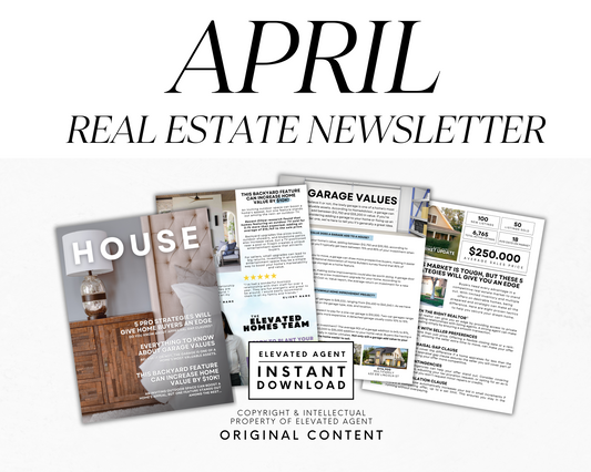 April Newsletter( 8.5x11 ) - Real Estate Template