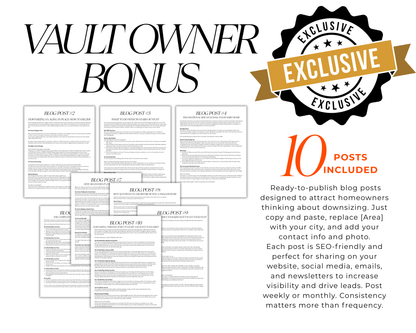 The Downsizing Marketing System - Classic Design Style