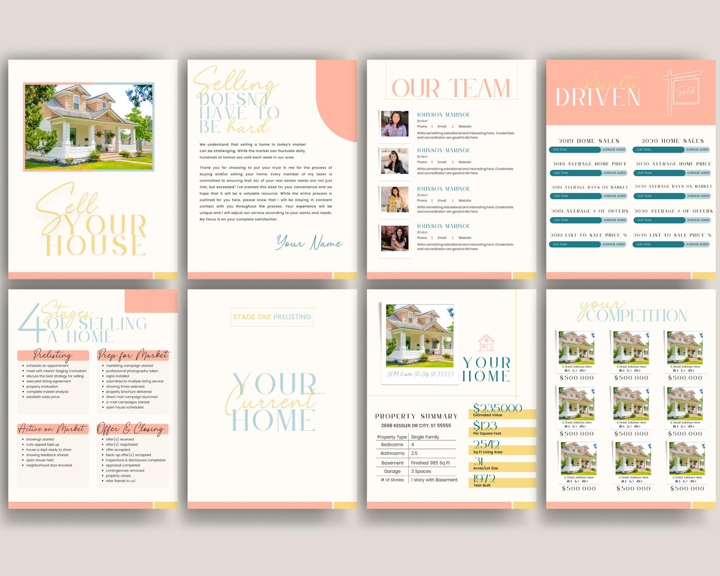 Listing Presentation - Bright Colors