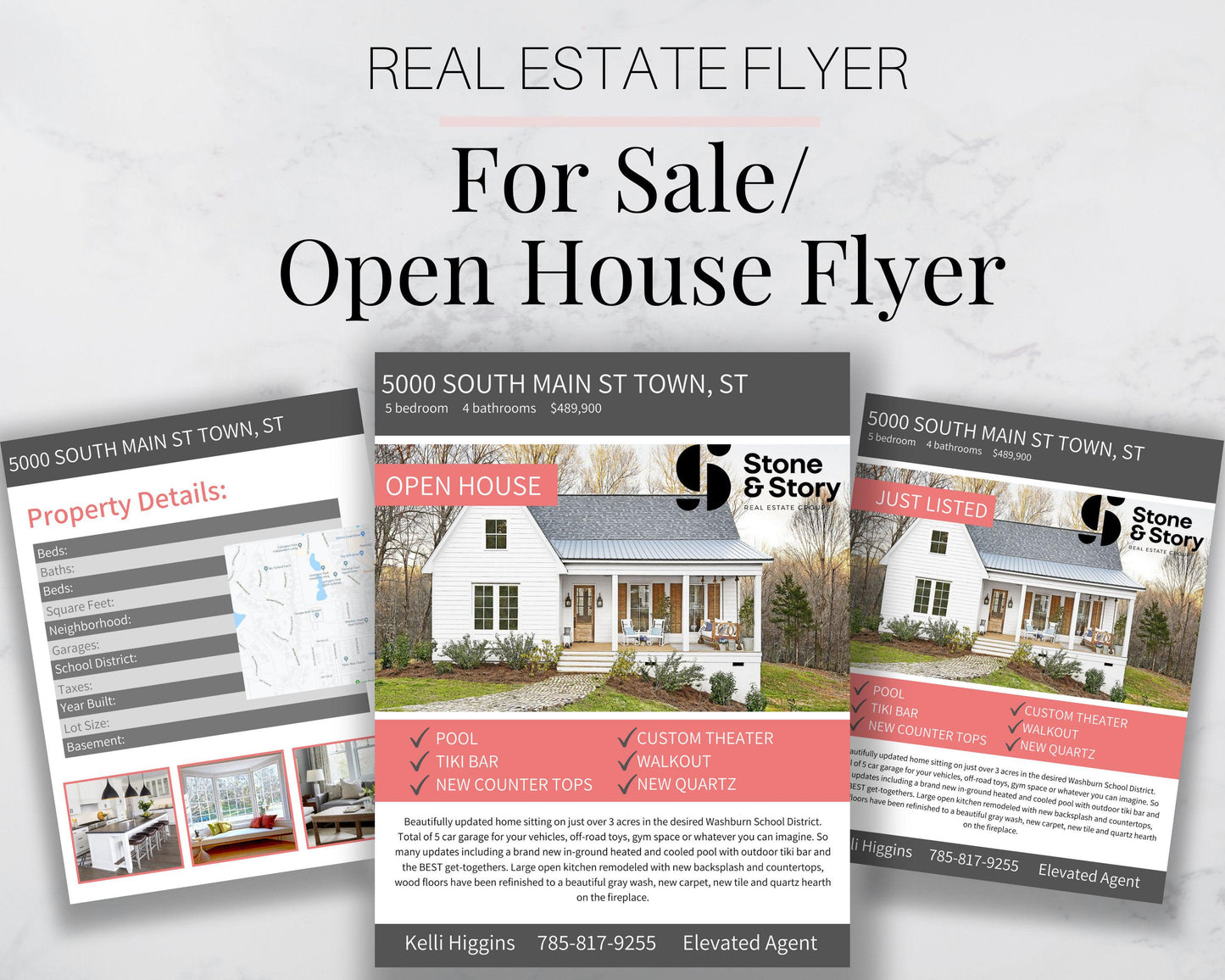 Open House Flyer - Accent Color