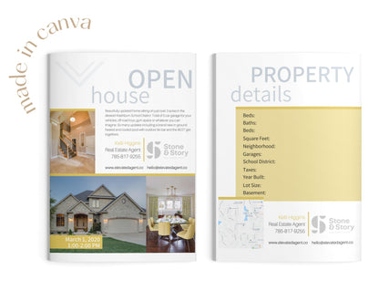 Open House Flyer - Gold