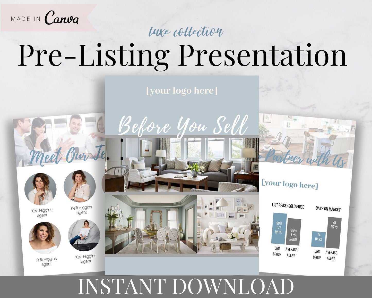 Pre-Listing Presentation Packet - Luxe