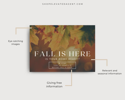 Real Estate Fall Postcard - Real Estate Template