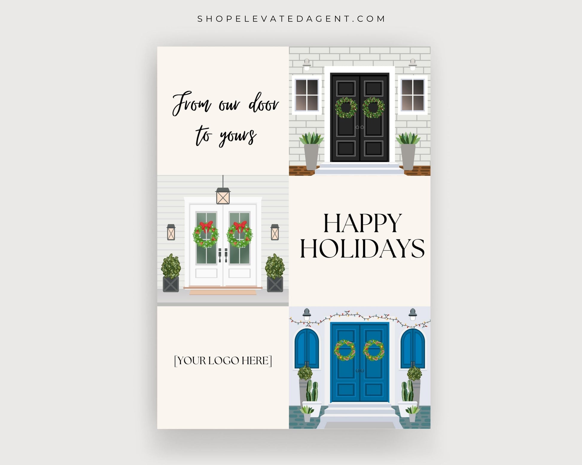 Real Estate Template – Real Estate Holiday Card