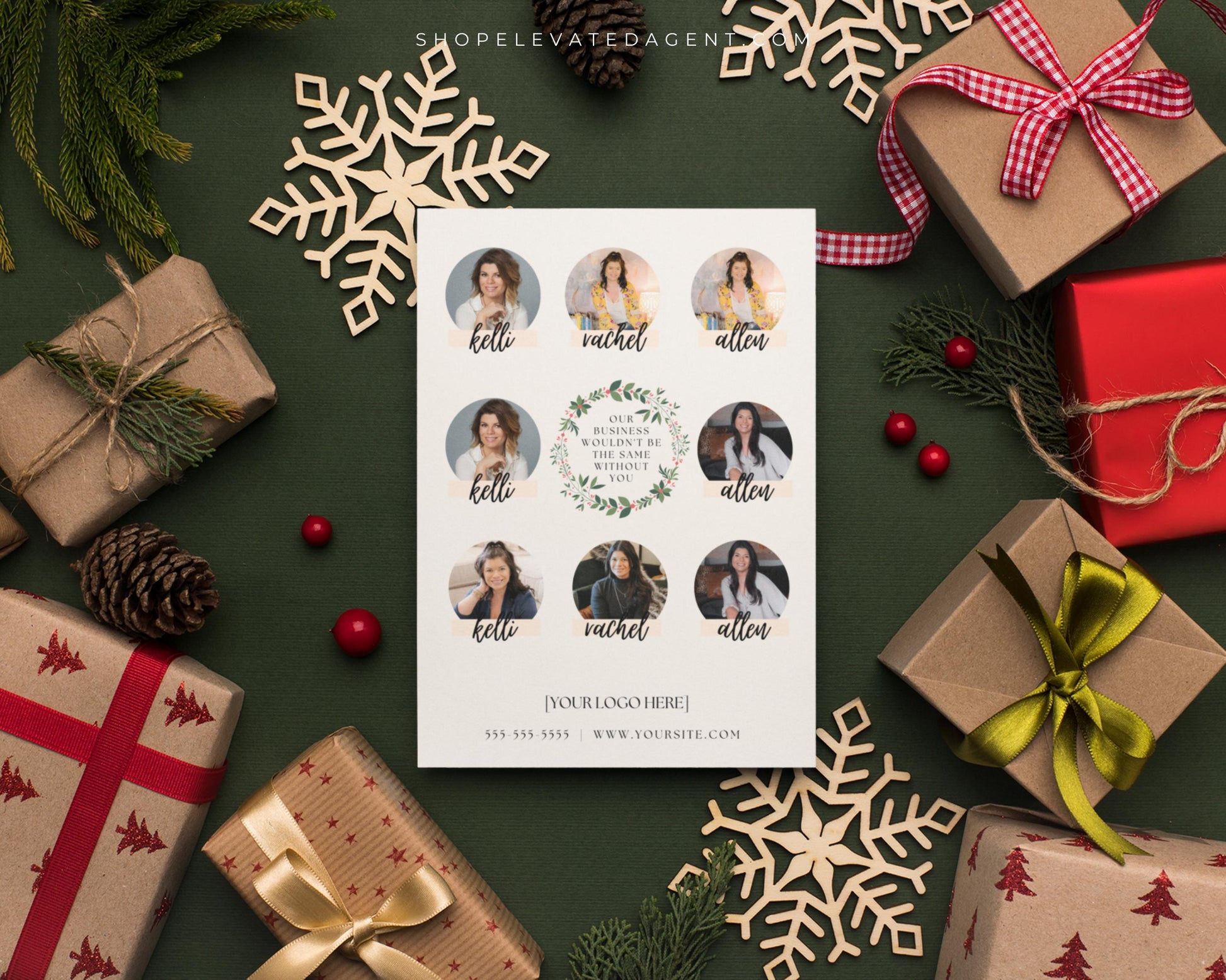 Real Estate Template – Real Estate Holiday Card