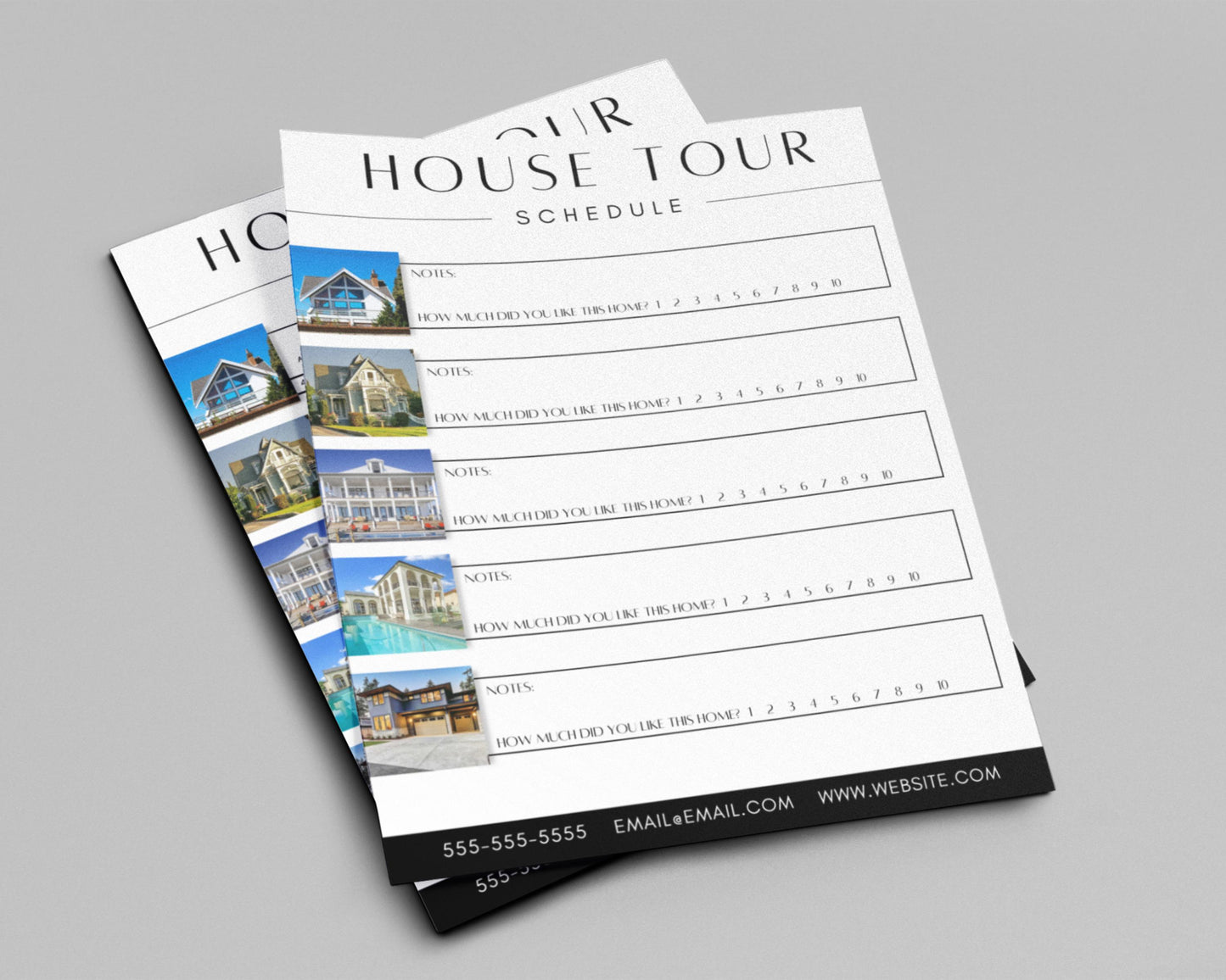 Real Estate Home Tour Schedule