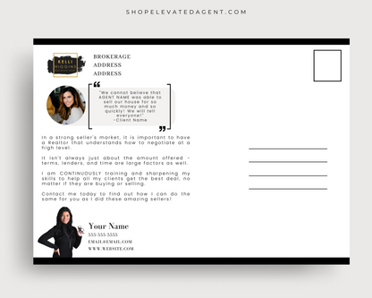 Real Estate Template – Just Sold Postcard