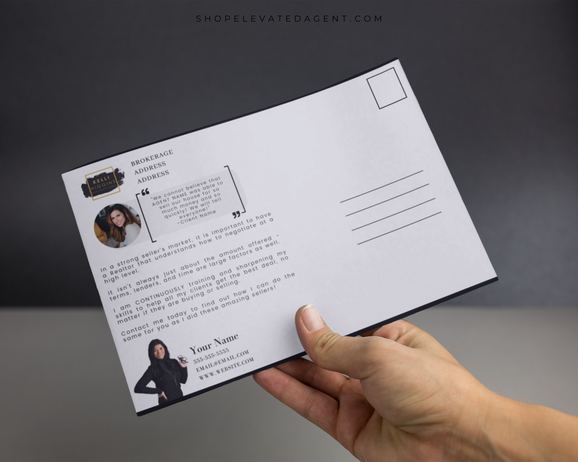 Real Estate Template – Just Sold Postcard