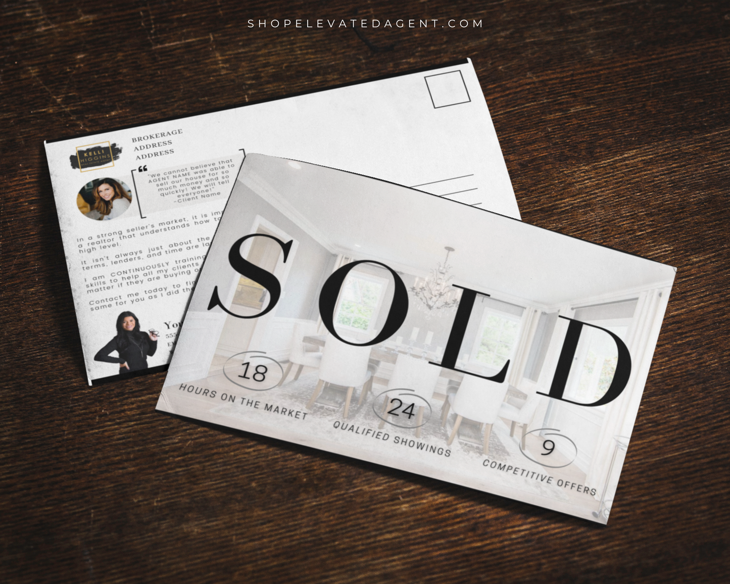 Real Estate Template – Just Sold Postcard