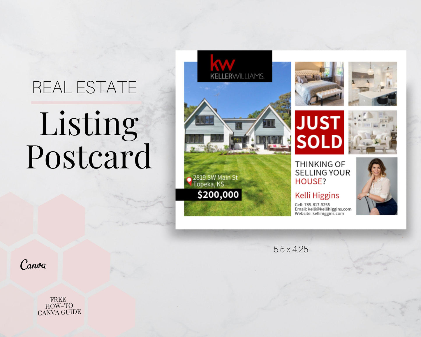 Real Estate Template – Real Estate Postcard - Sold 