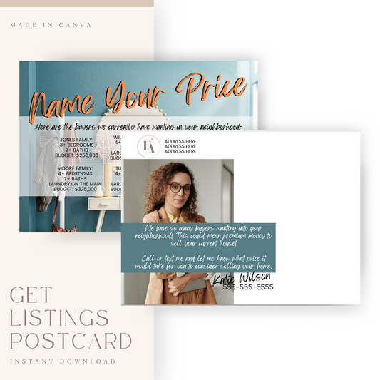 Real Estate Template – I Have Buyers Postcard