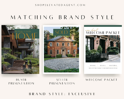 Pre-Listing Presentation - Exclusive Brand Style