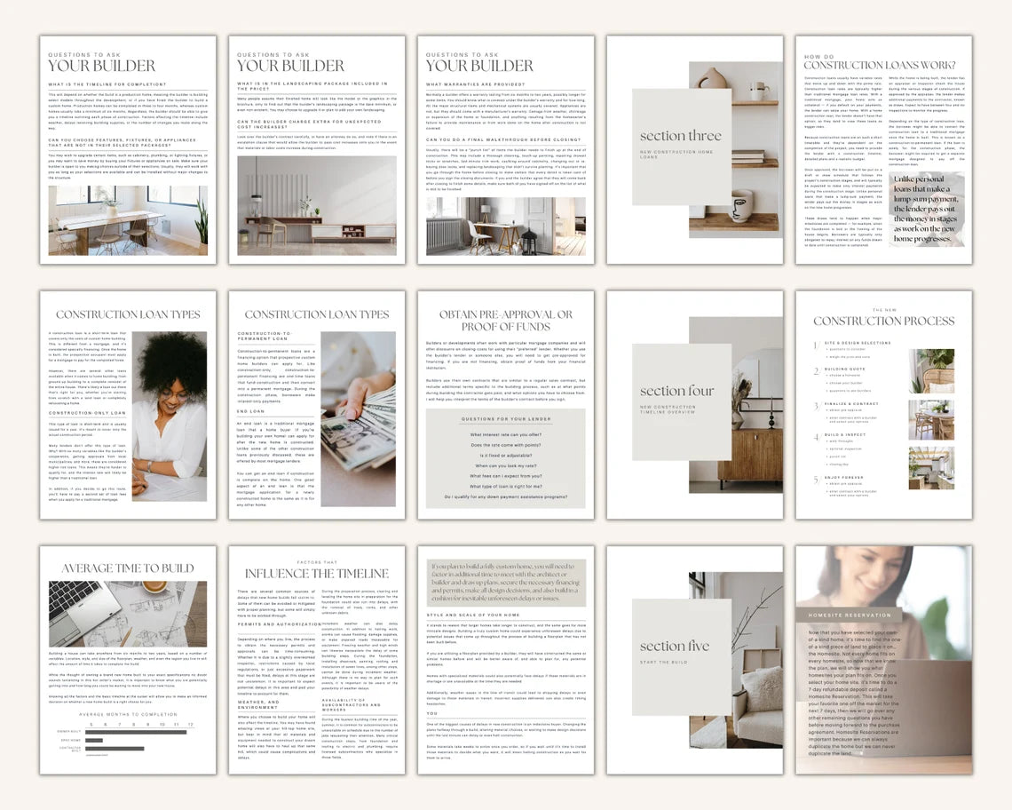 New construction Guide - Peaceful Design Style