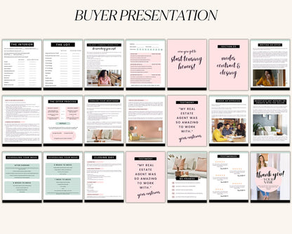 Buyer and Seller Presentation Bundle - Playful Design Style