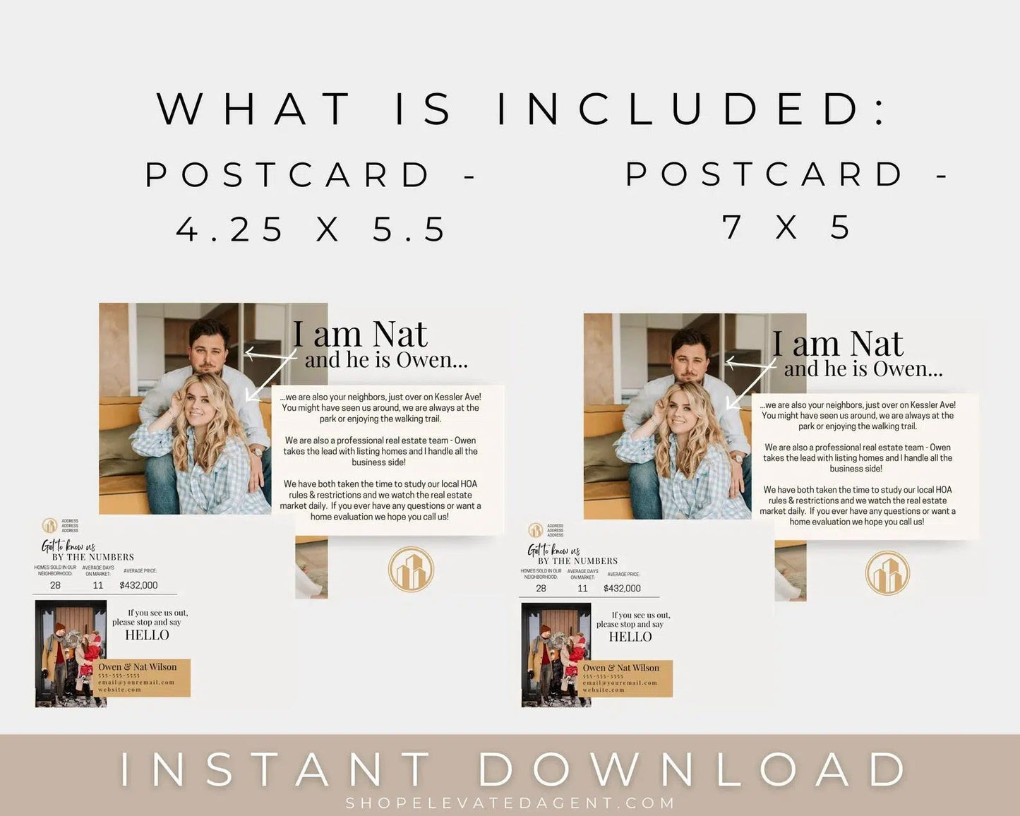 Real Estate Template – Neighborhood Postcard