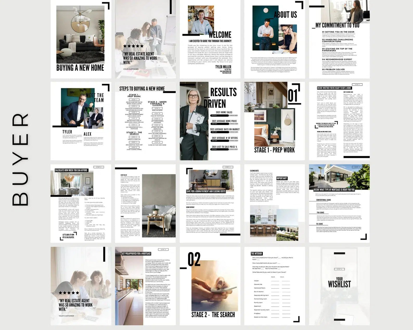 Listing presentation, real estate marketing, realtor marketing, real estate marketing templates, seller packet, real estate listing marketing templates 