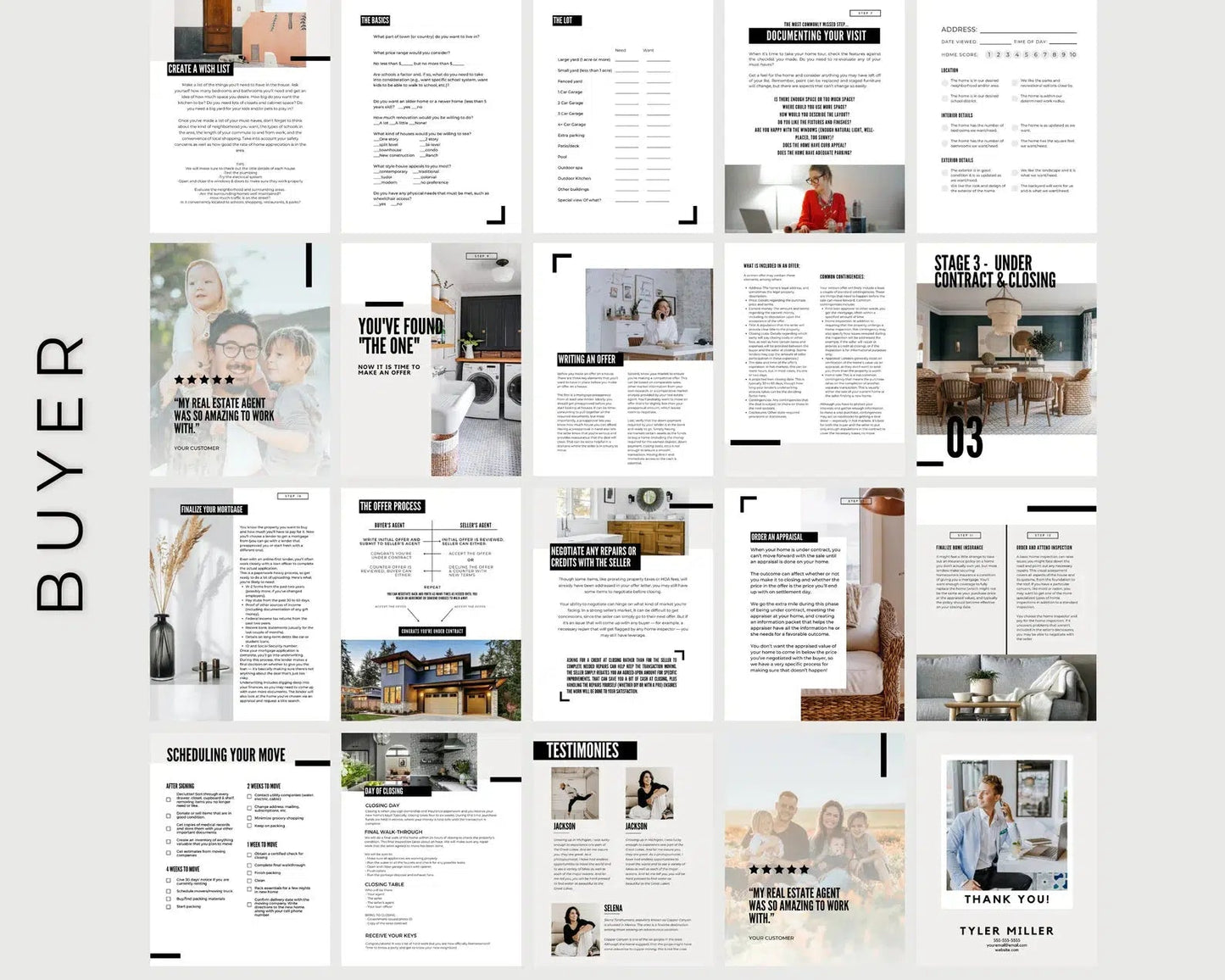 Listing presentation, real estate marketing, realtor marketing, real estate marketing templates, seller packet, real estate listing marketing templates 