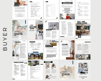 Listing presentation, real estate marketing, realtor marketing, real estate marketing templates, seller packet, real estate listing marketing templates 