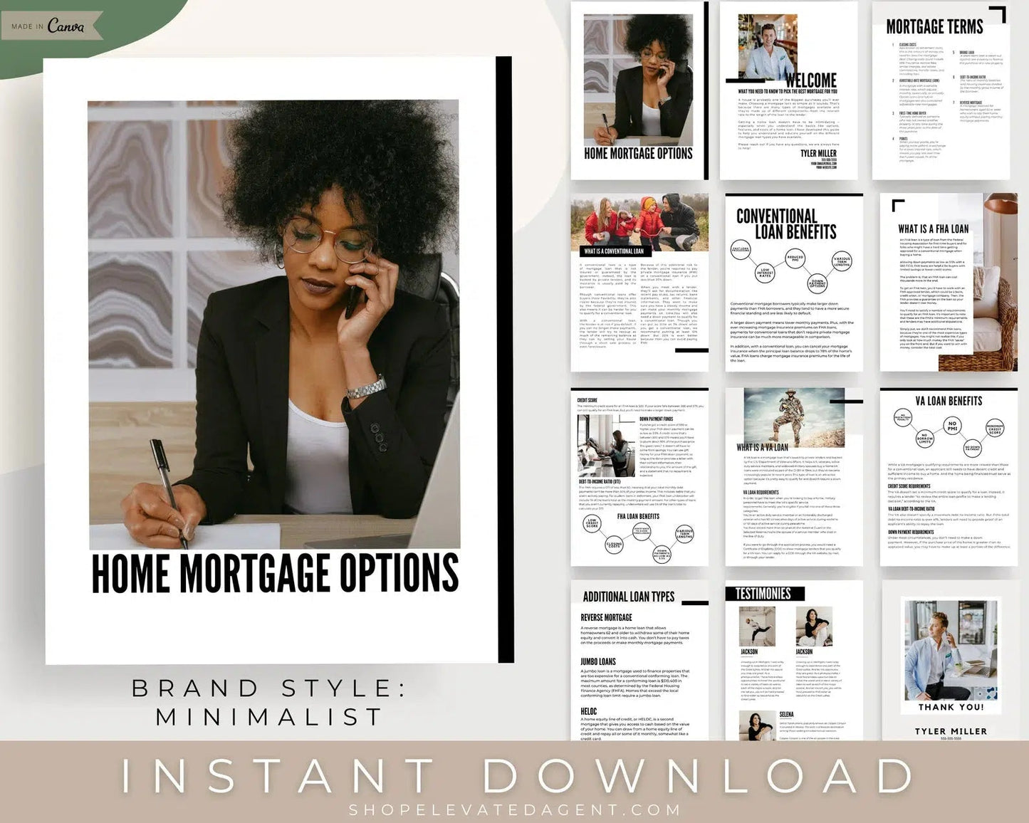 Home Mortgage 101 Guide - Minimal Brand Style