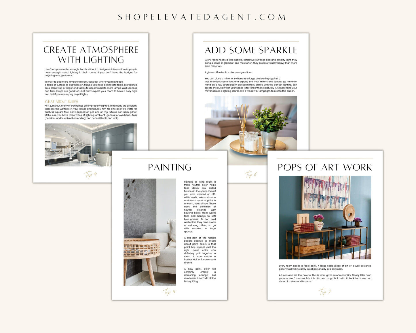 Staging Guide - Exclusive Brand Style
