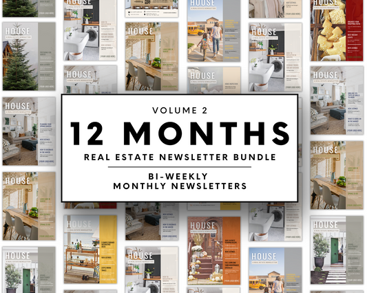 Real Estate Newsletter - 12 Month Bundle